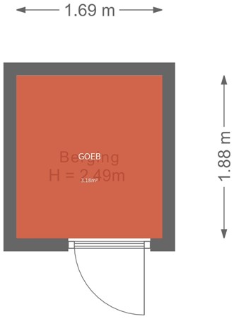 Floorplan - Moerashoeve 131, 3438 LE Nieuwegein